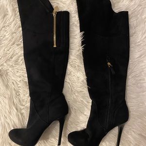 Guess Over-the-knee suede boots. Excellent condition.